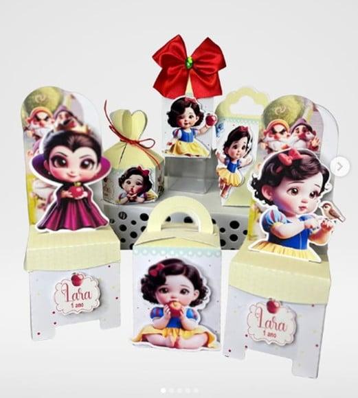 Branca de Neve Baby Arquivo de Corte Digital Studio e pdf