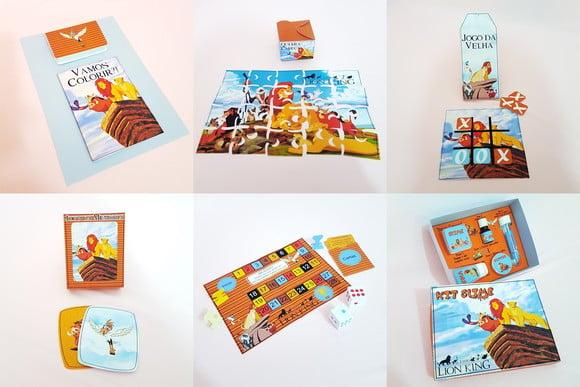ARQUIVO apliques SILHOUETTE kit diversão O REI LEÃO
