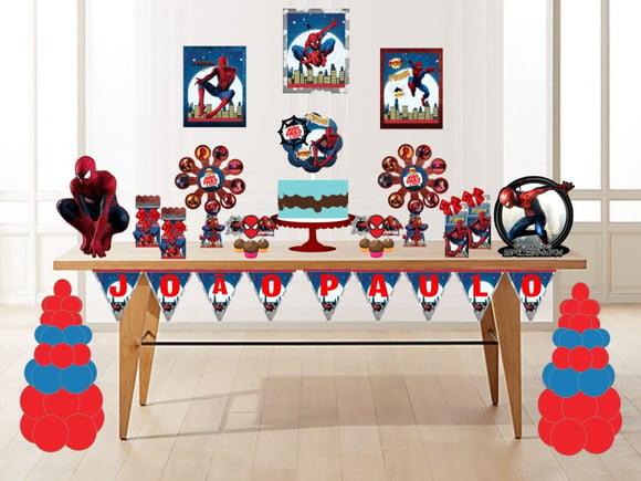 Arquivo Caixa Silhouette Festa em Casa Homem Aranha