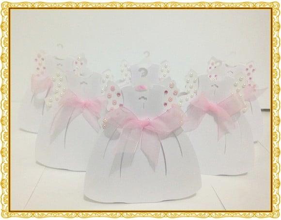 Arquivo Corte Digital Caixas Vestidos Batizado