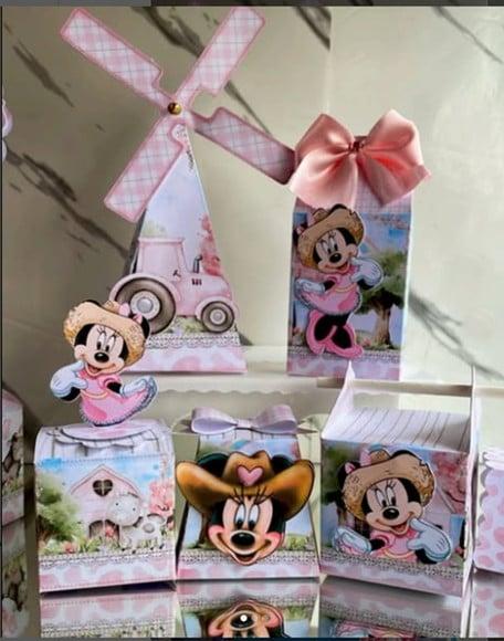 Minnie Fazendeira Arquivo de Corte Studio e pdf
