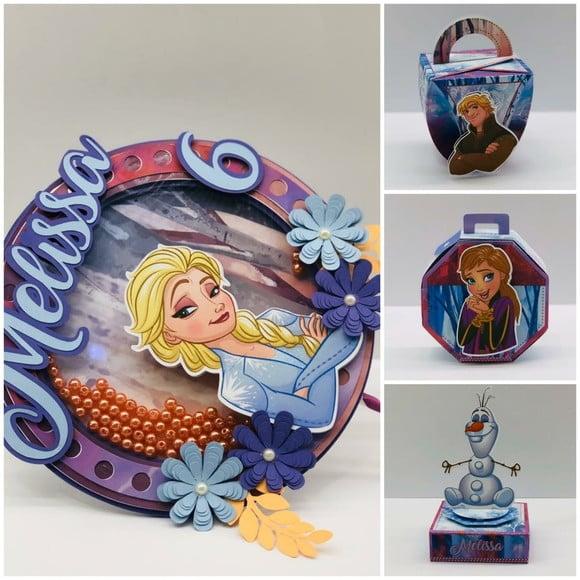Arquivo Caixa Silhouette Frozen Luxo
