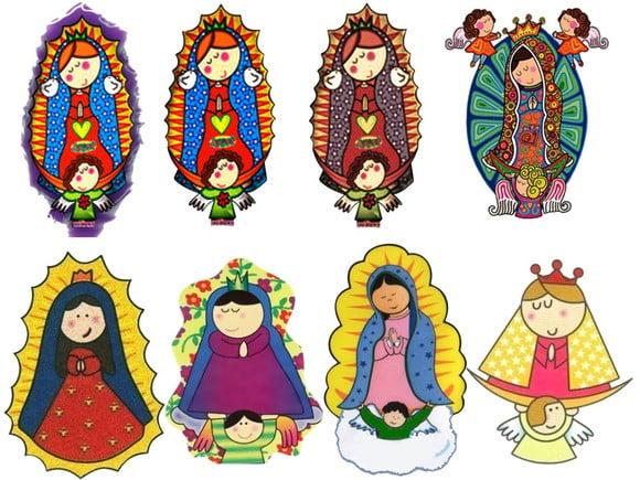KIT DIGITAL SANTINHAS EM PNG