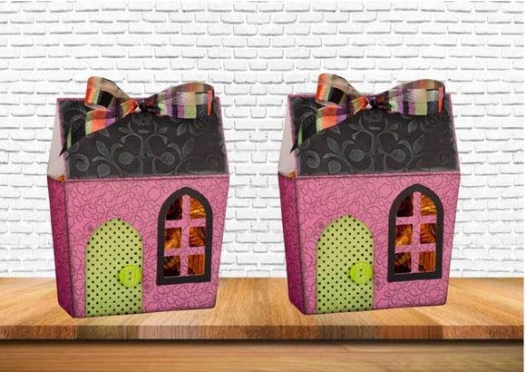 Arquivo Máquina Silhouette Sacolinha Casa Mal Assombrada
