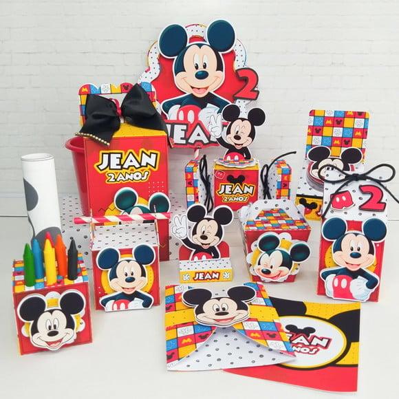 Arquivo Caixa Silhouette Mickey Luxo
