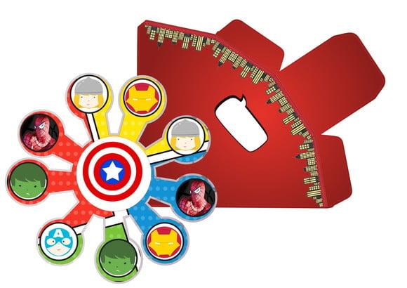 Arquivo Digital Silhouette Roda Gigante Super Herois