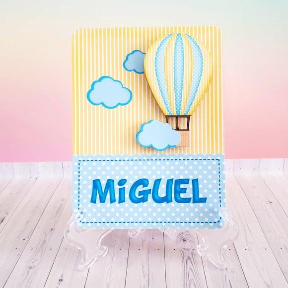 ARQUIVO FESTA EM CASA SILHOUETTE kit balões menino