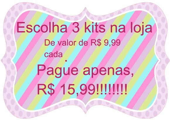PAC DE KITS SILHOUETTE. COMPRE 3 KITS NESTE ANUNCIO. LEIA !!