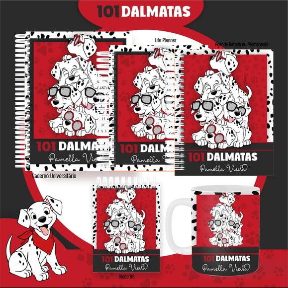 Combo de Capas Volta Ás Aulas 101 Dalmatans Png / pdf