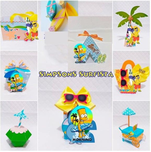 Arquivo Digital Silhouette os Simpsons Surfistas