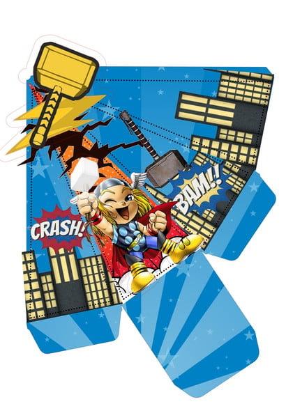 Arquivo Digital Silhouette Thor Cute Exclusivo com Martelo