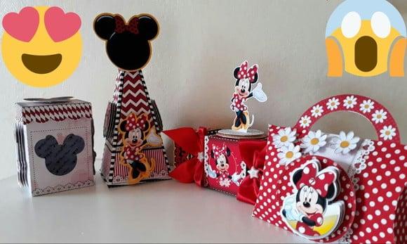 Arquivo Digital Silhouette Minnie Vermelha Luxo