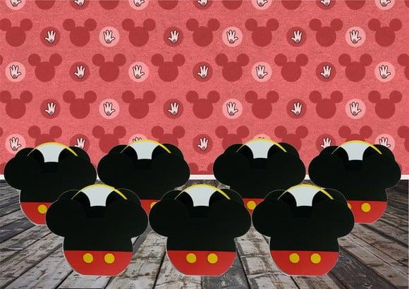 Arquivo Silhouette Caixa Mickey