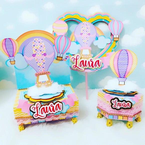 Arquivo Caixa Silhouette Balão Candy Luxo