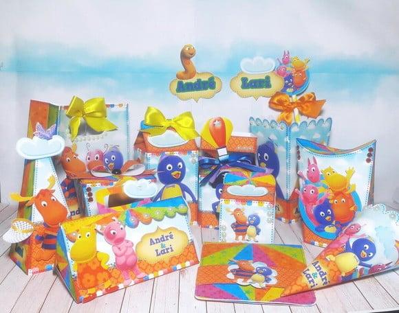 Arquivo Caixa Silhouette Backyardigans