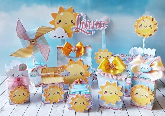 Arquivo Corte Digital Festa Sunshine Luxo