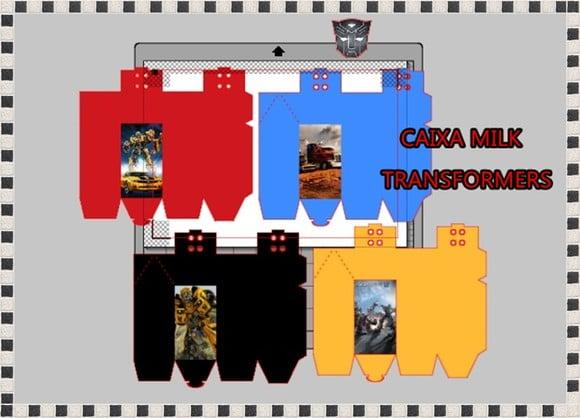 Arquivo de Corte Digital Festa Transformers