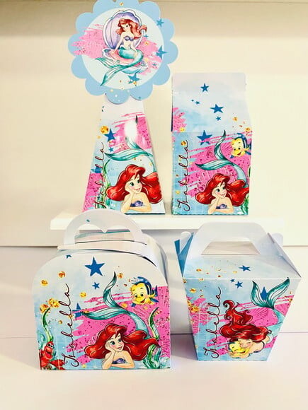 Ariel a Pequena Sereia Arquivo de Corte Studio e pdf
