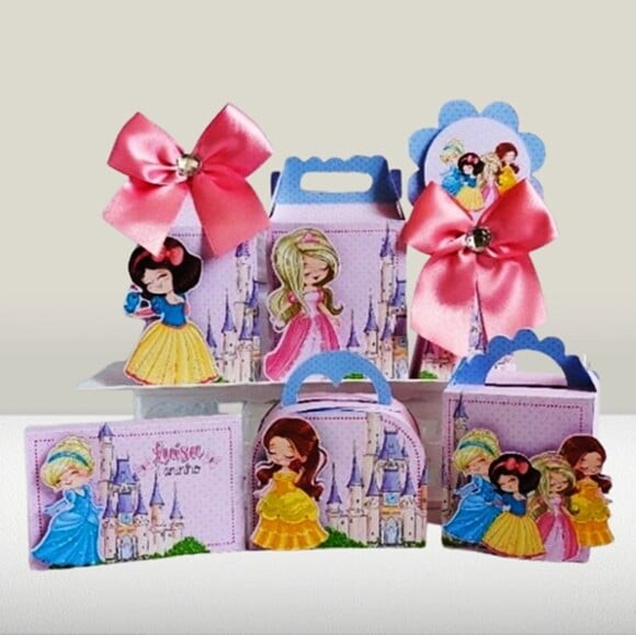 Arquivo Digital Silhouette Caixas Princesas Luxo