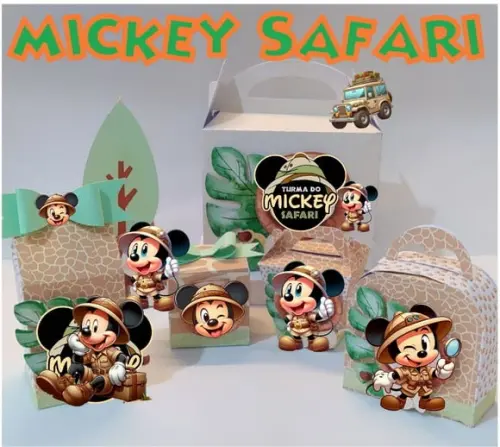 Arquivo Digital Studio e pdf Mickey Safari Luxo