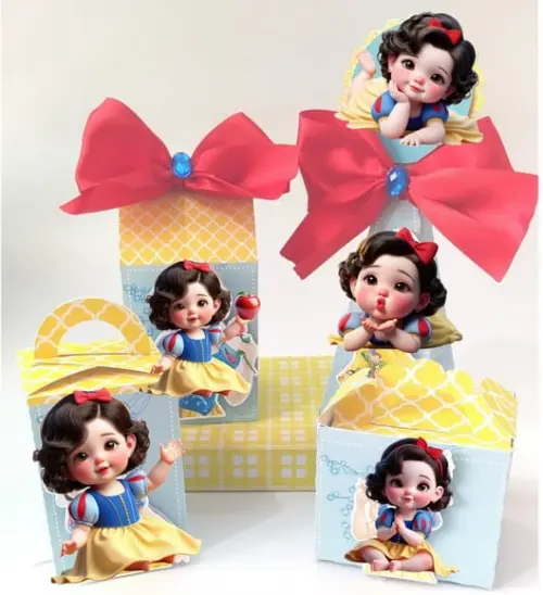 Branca de Neve Baby Cute Arquivo Digital Studio e pdf