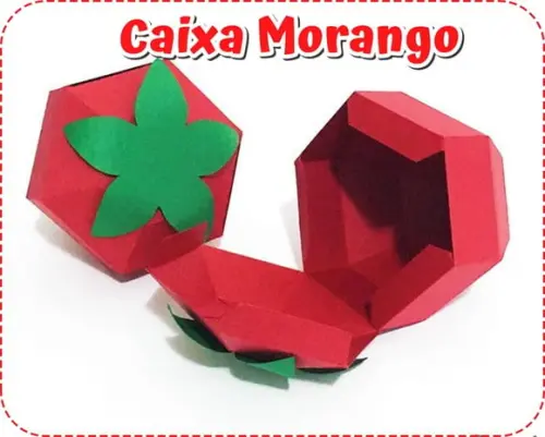 Arquivo Caixa Silhouette Caixa Morango