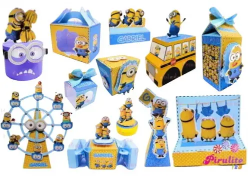 Arquivo de Corte Digital Silhouette Minions