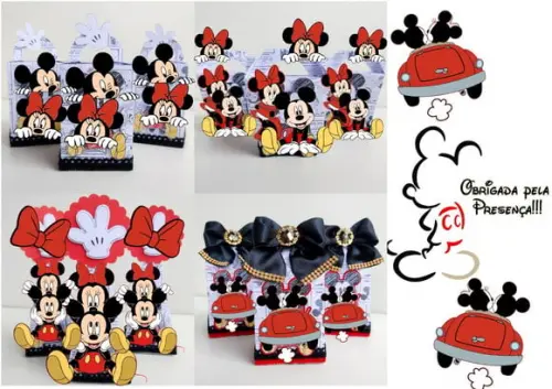 Minnie e Mickey Arquivo de Corte Studio e pdf
