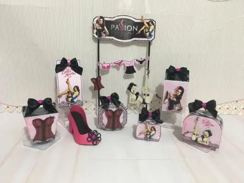 Arquivo de Corte Digial Silhouette Chá de Lingerie