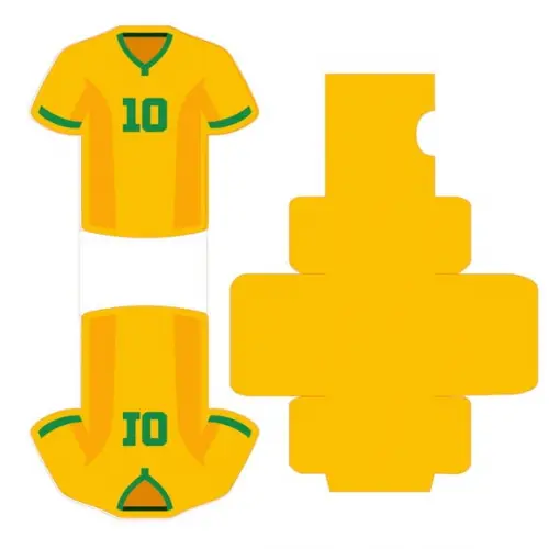 Arquivo Digital Silhouette Caixa Camisa 10 Brasil
