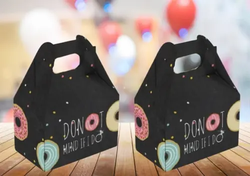 Arquivo Digital Silhouette Caixa para Donuts Luxo