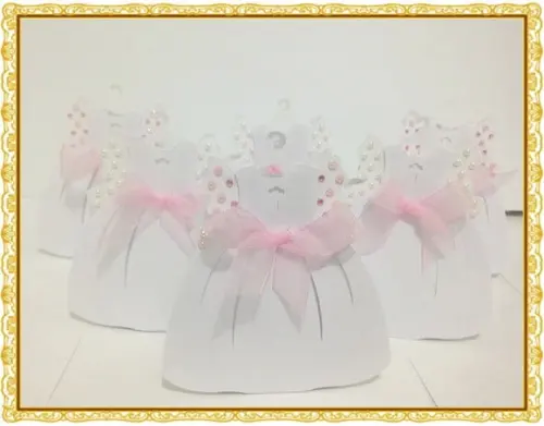 Arquivo Corte Digital Caixas Vestidos Batizado