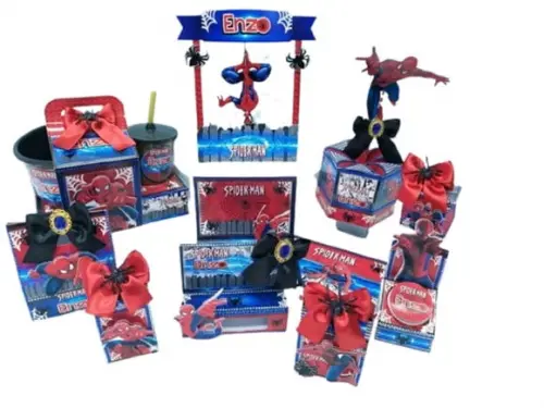 Arquivo Corte Digital Silhouette Festa Homem Aranha Luxo