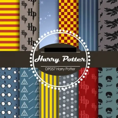Arquivo Digital Papeis Harry Potter Luxo