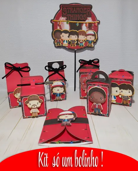 Arquivo de Corte Digital Silhouette Festa Stranger Things