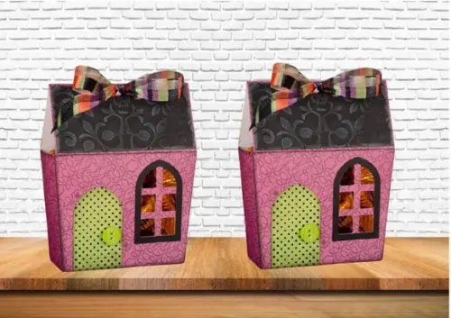 Arquivo Máquina Silhouette Sacolinha Casa Mal Assombrada