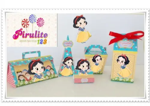 Branca de Neve Baby Arquivo Digital de Corte Studio e pdf
