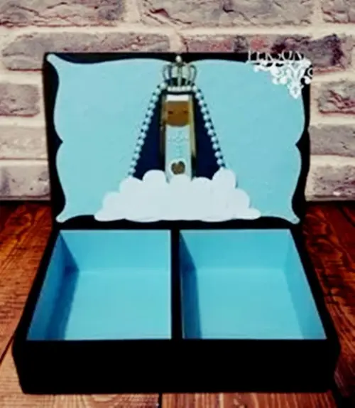 Arquivo Caixa Silhouette Caixa Nossa Senhora Luxo
