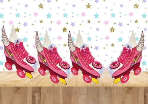 Arquivo Corte Digital Silhouette Caixa Patins Sou Luna