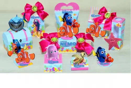Arquivo Corte Silhouette Digital Kit Nemo Menina Luxo