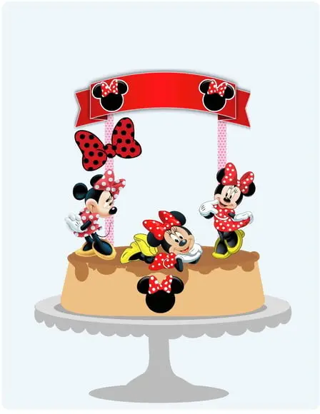 Arquivo Digital CORTE MANUAL EM PDF TOPO MINNIE VERMELHA