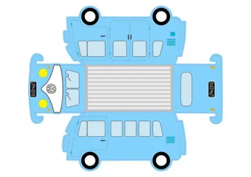 Arquivo Digital pdf Tesorete Caixa Kombi Azul Guloseima