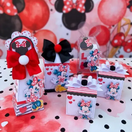 Minnie Vermelha Arquivo de Corte Studio