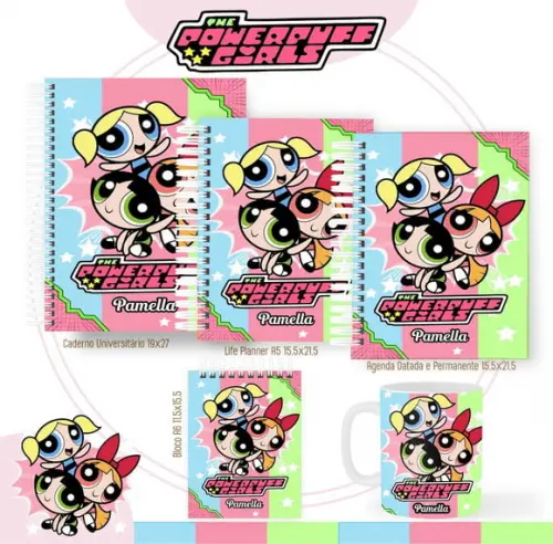 Combo de Capas Volta Ás Aulas as Meninas Super Poderosas