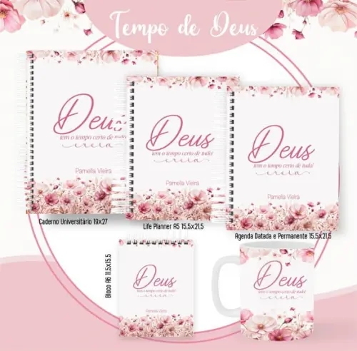 Combo de Capas Volta Ás Aulas Tempo de Deus Png/ pdf