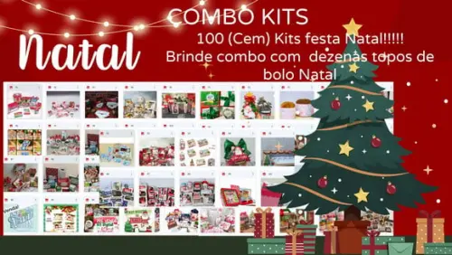 Arquivos de Corte Combo Kits de Natal.