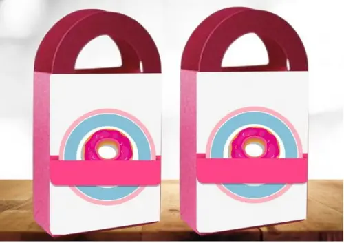 Arquivo Digital Silhouette Sacolinha Donuts Maravilhoso
