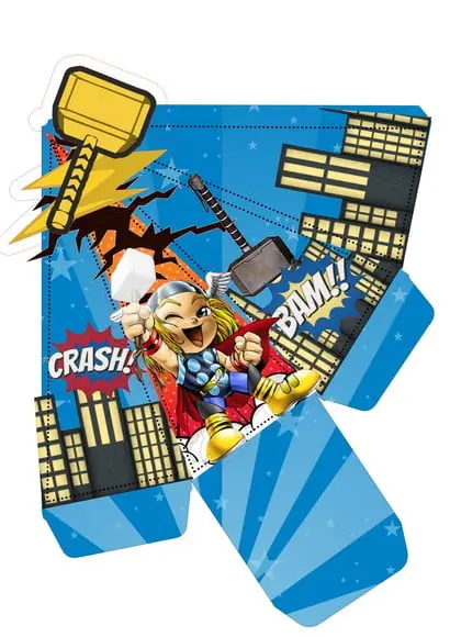 Arquivo Digital Silhouette Thor Cute Exclusivo com Martelo