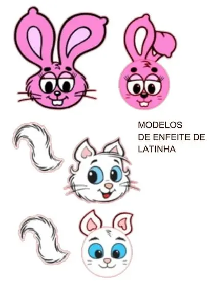 Arquivo de Corte Aplique Latinha Dalila e Gato Miau