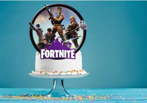 Arquivo Digital Silhouette Topo de Bolo Fortnite